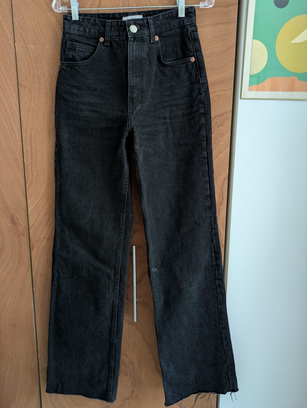 Classic Black Straight-Leg Women's Jeans